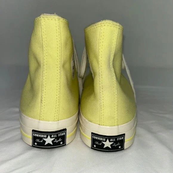 Converse Chuck Taylor All Star 70 Hi Light Yellow Sneakers Shoes Size M 11 W 13 - Picture 4 of 16